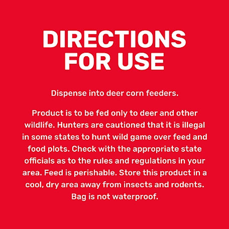 treeline Apple Flavor Deer Corn, 40 lb.