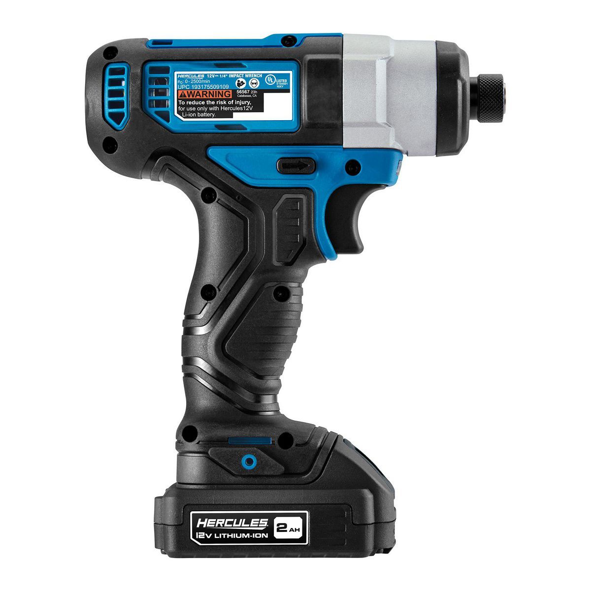 HERCULES 12V Cordless 1/4 in. Hex Compact Impact Driver - Tool Only