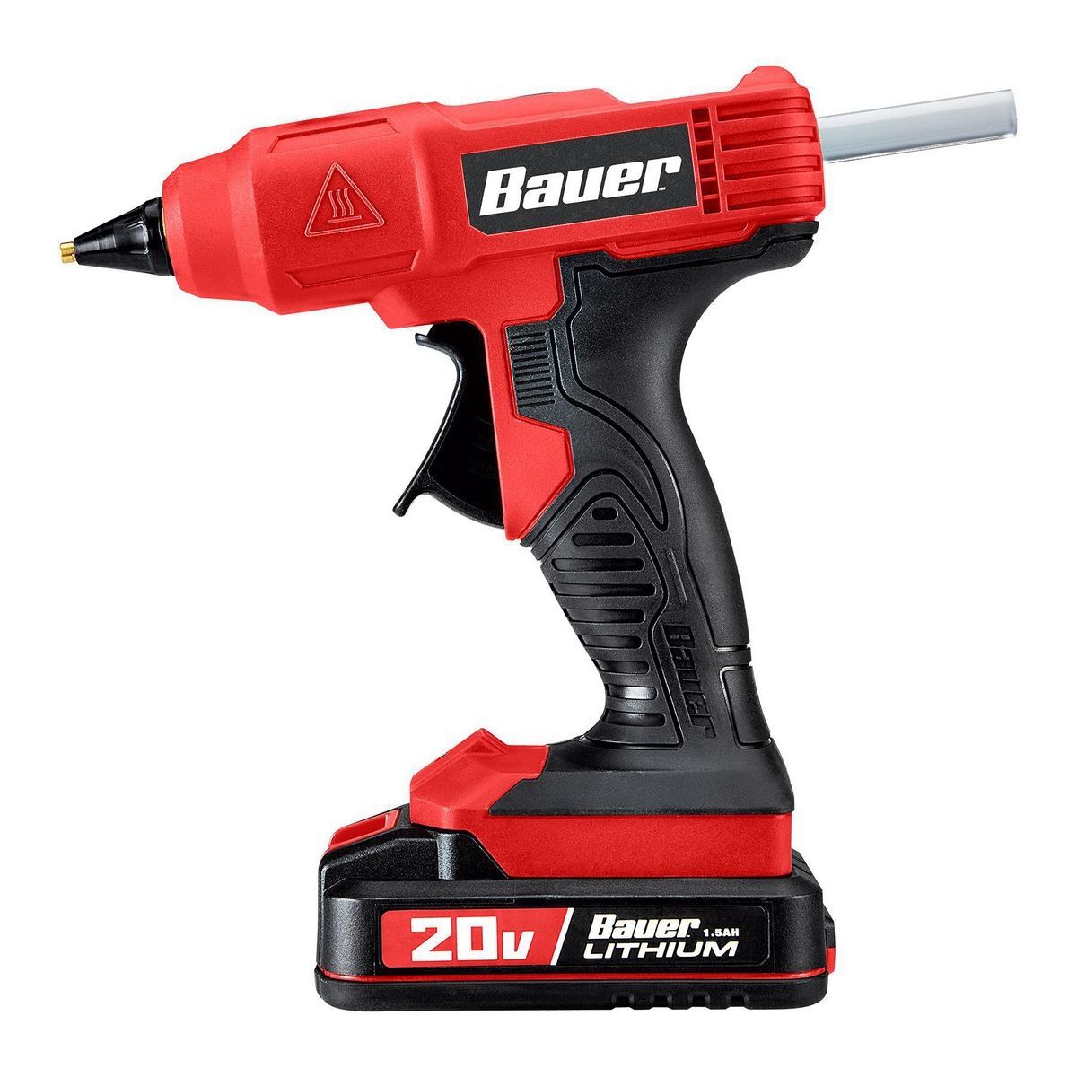 BAUER 20V Cordless Full Sized Glue Gun - Tool Only