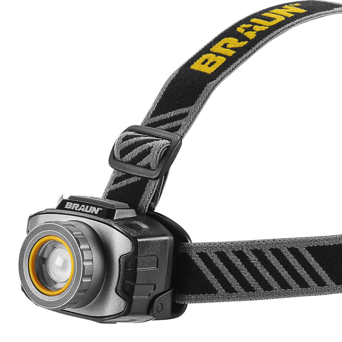 BRAUN 700 Lumen Adjustable Rechargeable LED Headlamp