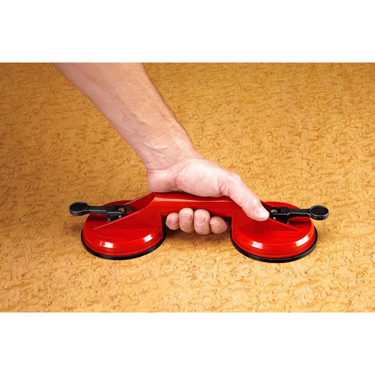 PITTSBURGH 4-2/3 in., 125 lb. Dual Suction Cup Lifter