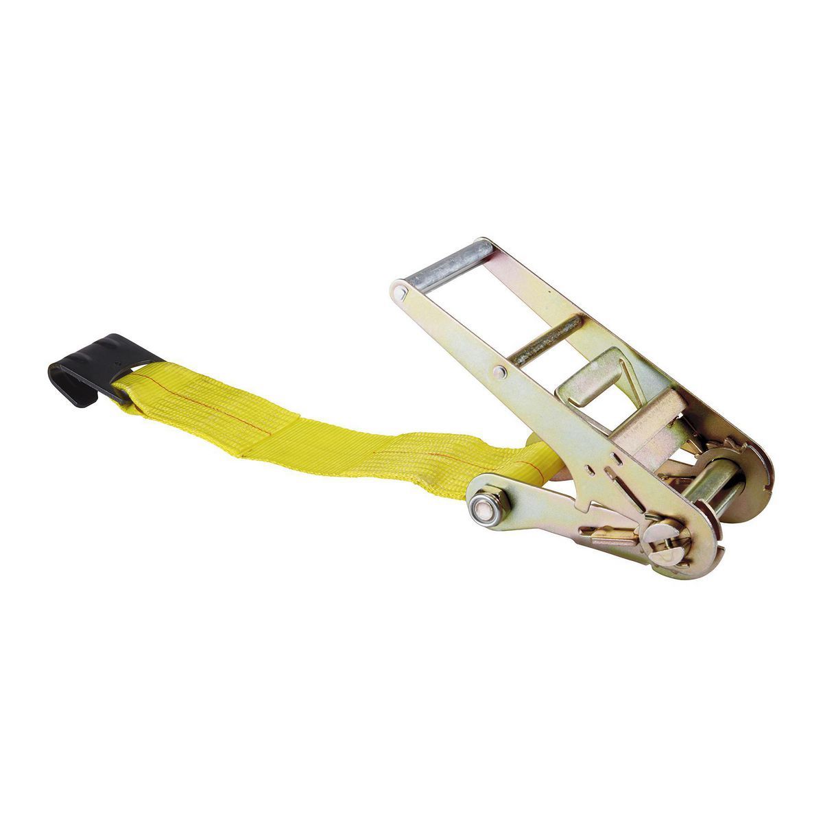 HAUL-MASTER 4 in. x 27 ft. Ratcheting Cargo Strap with Flat Hook