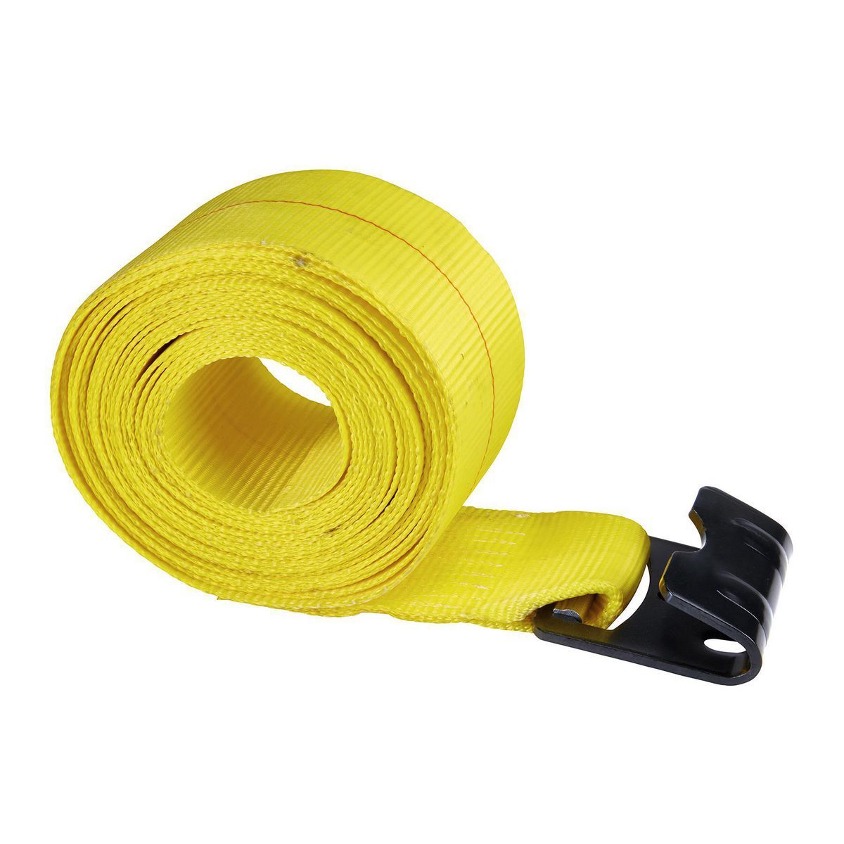 HAUL-MASTER 4 in. x 27 ft. Ratcheting Cargo Strap with Flat Hook