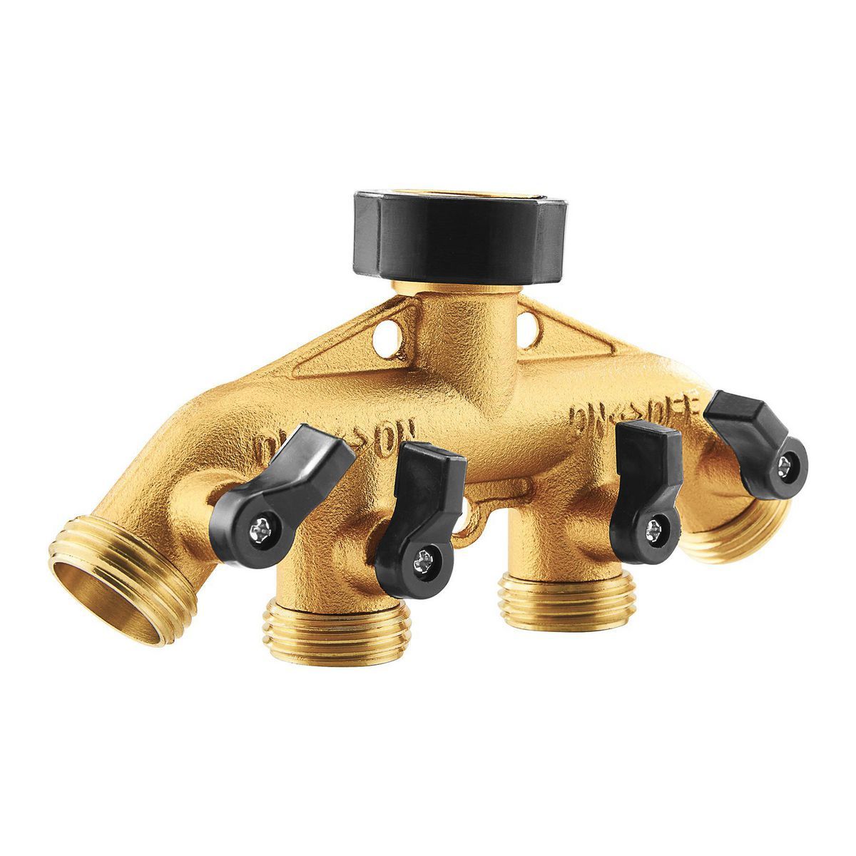 ONE STOP GARDENS 4-in-1 Solid Brass Faucet Expander