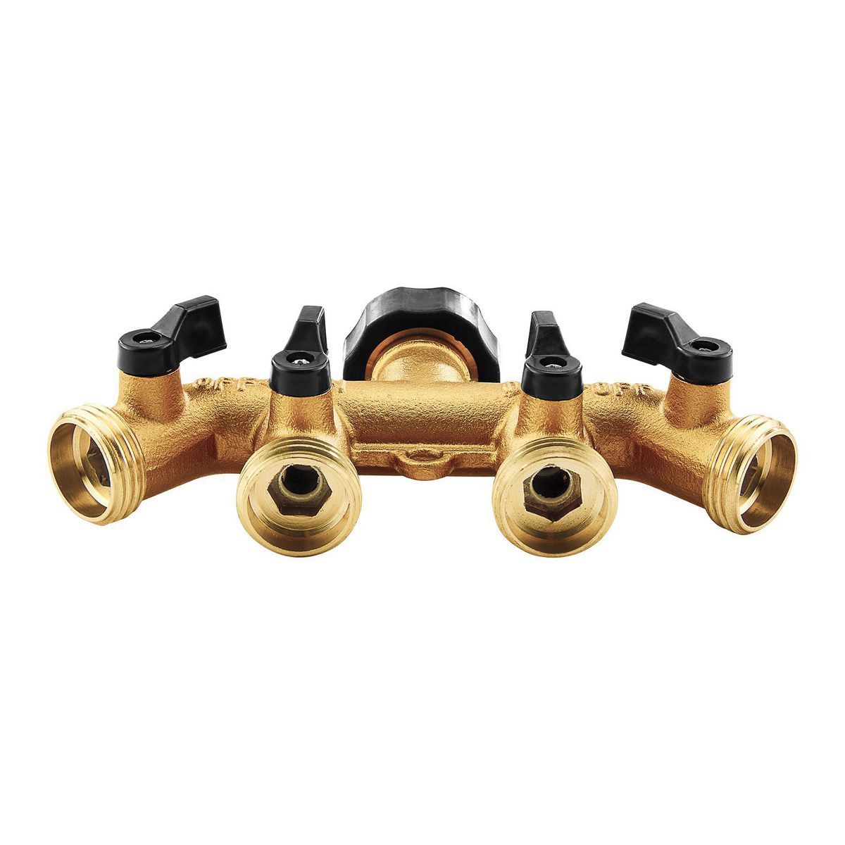 ONE STOP GARDENS 4-in-1 Solid Brass Faucet Expander