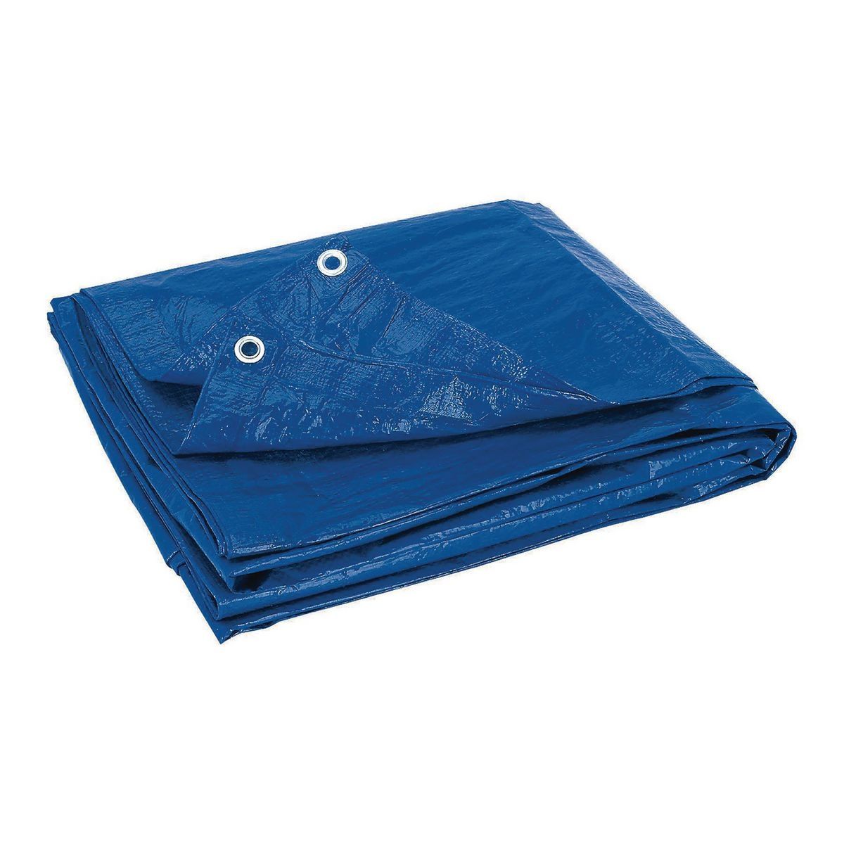 HFT 9 ft. 4 in. x 19 ft. 6 in. Blue All-Purpose Weather-Resistant Tarp