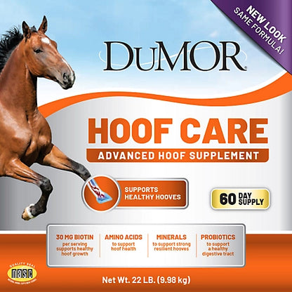 DuMOR Hoof Care Pelleted Horse Hoof Supplement, 22 lb.