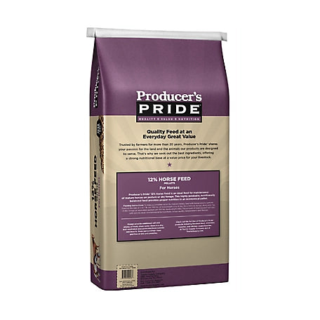 Producer's Pride 12% Horse Feed Pellets, 50 lb.