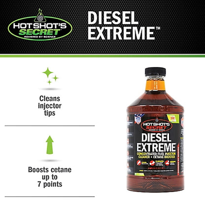 Hot Shot's Secret DIESEL EXTREME Injector Cleaner & Cetane Boost - 64 OZ