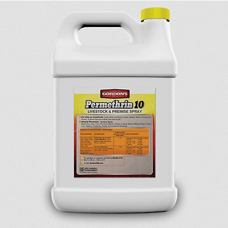 Gordon's Permethrin 10 Livestock and Premise Insecticide Spray, 1 gal.