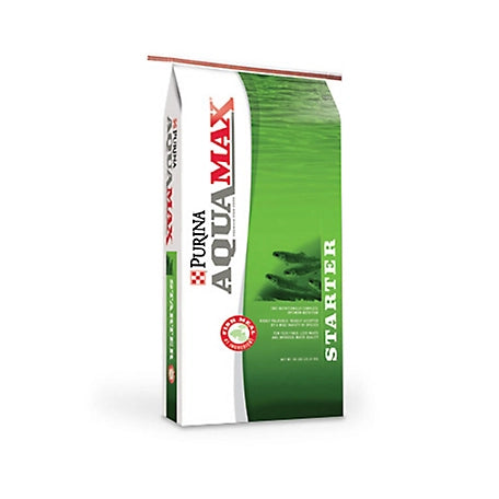 Purina AquaMax Grower 400 Pelleted Fish Feed, 50 lb. Bag