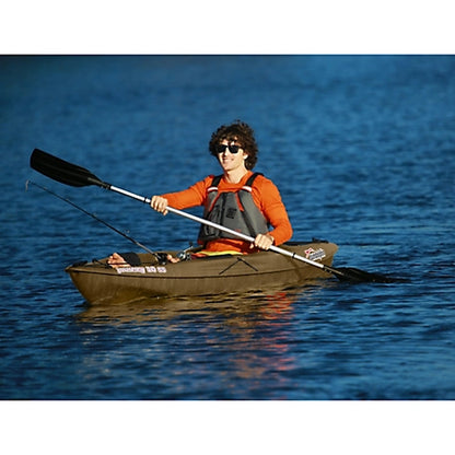 Sun Dolphin Journey 10 ft. Sit-On Angler Kayak with Paddle, Olive