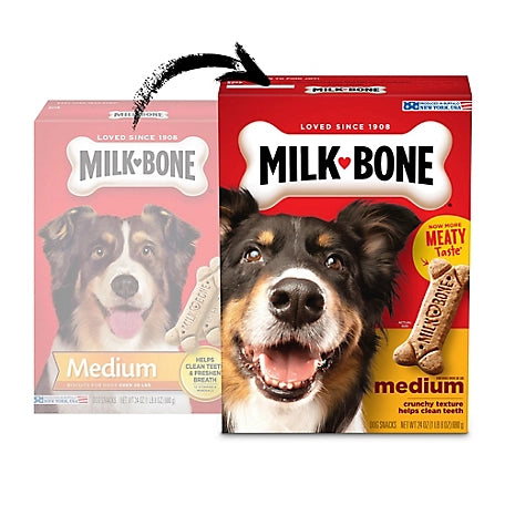 Milk-Bone Original Dog Biscuit Treats for Medium Dogs, 10 lb.