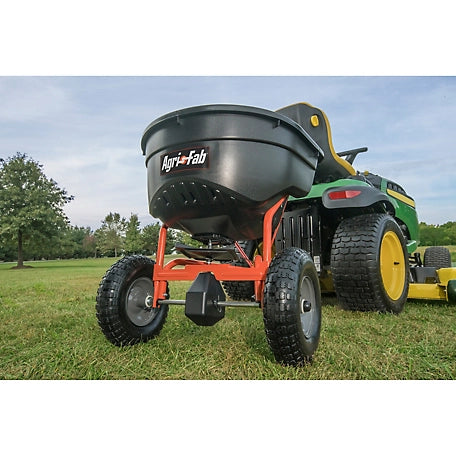 Agri-Fab Tow Behind Broadcast Spreader, 130 lb. Capacity