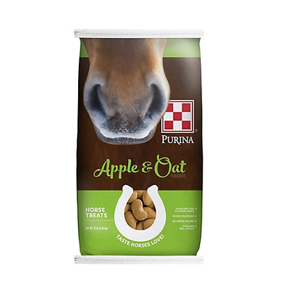 Purina Apple and Oat Flavor Horse Treats, 15 lb. Bag