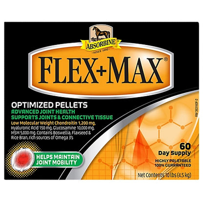 Absorbine Flex+Max Joint Health Supplement Pellets, 60 Day Supply, 10 lb.