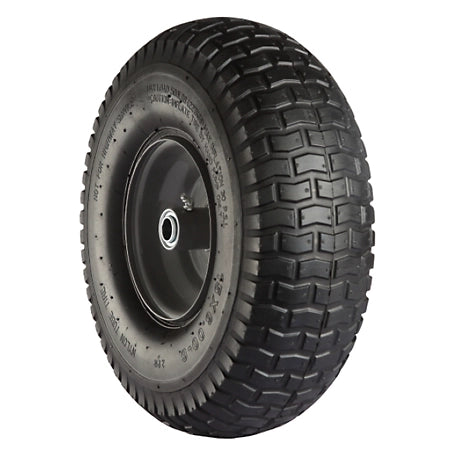 15x6-6 Pneumatic Wheels with Turf Tread, 3/4 in. Bore Size