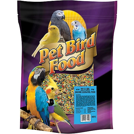 Encore Premium Cockatiel Bird Food, 22.5 lb.