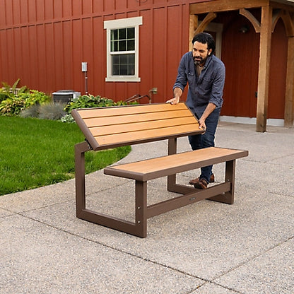 Lifetime Convertible Weather-Resistant Bench