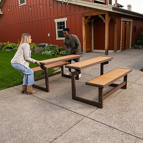 Lifetime Convertible Weather-Resistant Bench