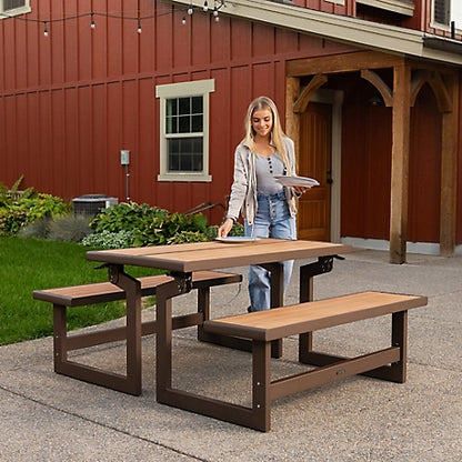 Lifetime Convertible Weather-Resistant Bench