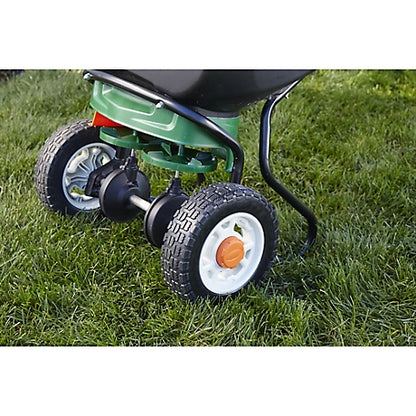 Scotts Elite Spreader for Grass Seed, Fertilizer, Salt and Ice Melt, Holds up to 20,000 sq. ft. of Product