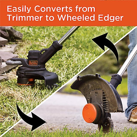Black & Decker LST522 12 in. Cordless 20V MAX Lithium-Ion 2-Speed String Trimmer/Edger