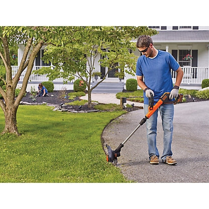 Black & Decker LST522 12 in. Cordless 20V MAX Lithium-Ion 2-Speed String Trimmer/Edger
