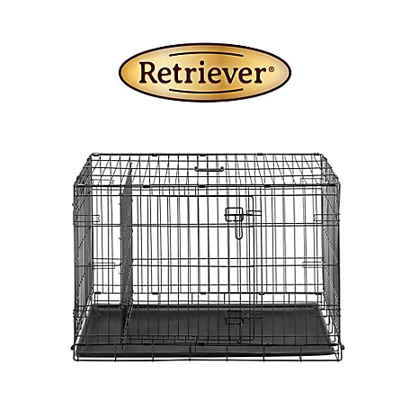 Retriever 2-Door Metal Wire Pet Crate