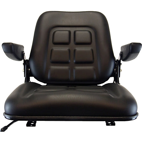 CountyLine Universal Fold-Down Tractor Seat, Black