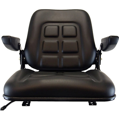 CountyLine Universal Fold-Down Tractor Seat, Black