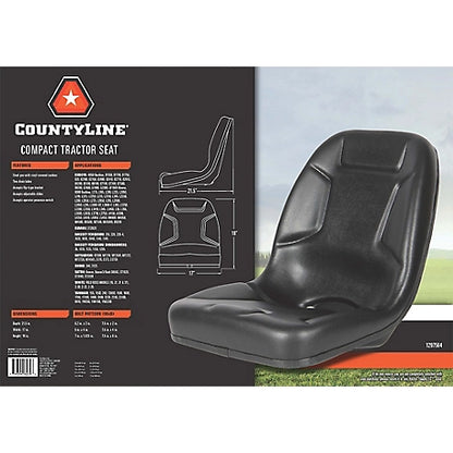 CountyLine 18.5 in. Kubota Tractor Seat