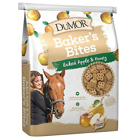 DuMOR Baker's Bites Baked Apple and Honey Horse Treats, 20 lb.