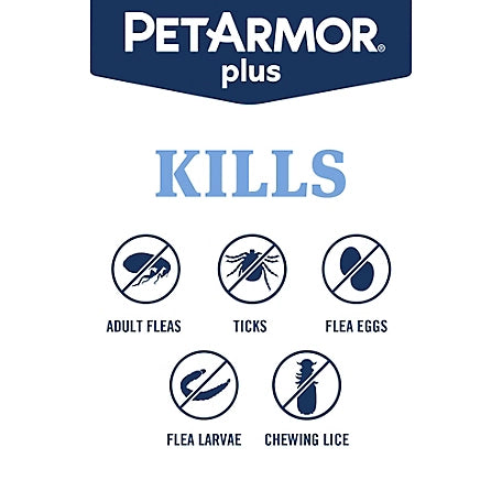 PetArmor Plus Flea and Tick Topical Treatment for Dogs 23-44 lb., 3 ct.