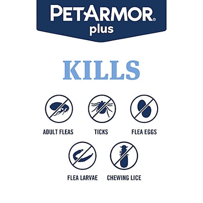 PetArmor Plus Flea and Tick Topical Treatment for Dogs 23-44 lb., 3 ct.