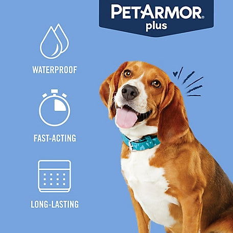 PetArmor Plus Flea and Tick Topical Treatment for Dogs 23-44 lb., 3 ct.