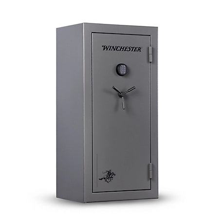 Winchester Safes 26 Long Gun, E-Lock, 45 Min. Fire Rating, Gun Safe, Gray