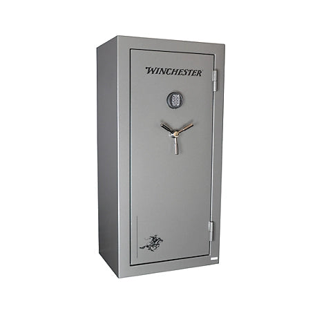 Winchester Safes 26 Long Gun, E-Lock, 45 Min. Fire Rating, Gun Safe, Gray