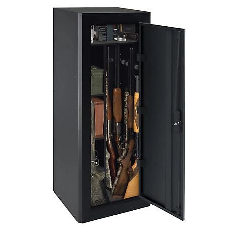 Stack-On 18 Long Gun, Key Lock, Gun Cabinet, Black, GCM-1918-DX