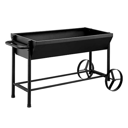 Groundwork Steel Rolling Planter, 49 in. x 23 in.