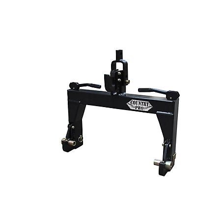 Country Pro CAT 1 Tractor Quick Hitch - 2 Spring-Loaded Handles for Fast and Easy Attachment - YTL-019-064