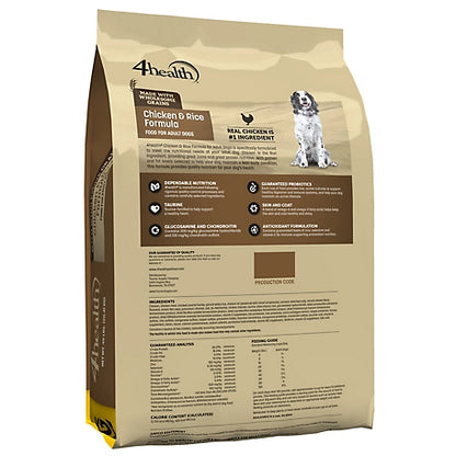 4health with Wholesome Grains Adult Chicken and Rice Formula Dry Dog Food