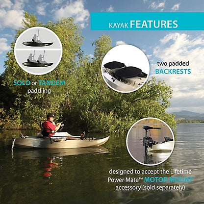 Sponsored Lifetime Sport Fisher 10 Ft. Sit-on-Top Kayak, Camo