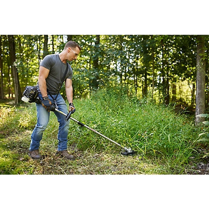 Troy-Bilt 17 in. XP Gas-Powered 2-Cycle Straight Shaft String Trimmer and Brushcutter Combo