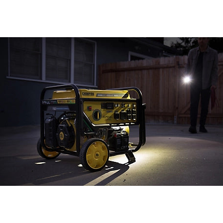 Champion Power Equipment 10,000-Watt Electric Start Dual Fuel Home Backup Portable Generator with CO Shield