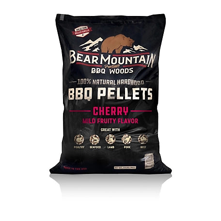 Bear Mountain BBQ Cherry Wood Pellets, 20 lb.