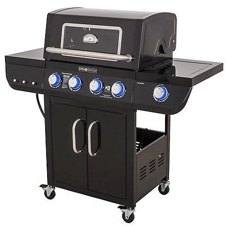 Even Embers Gas 4-Burner Grill with Glass Window