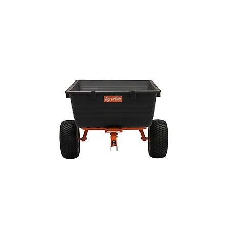 Agri-Fab Tow Behind 18 cu. ft. ATV Poly Swivel/Dump Cart 1000lb Capacity