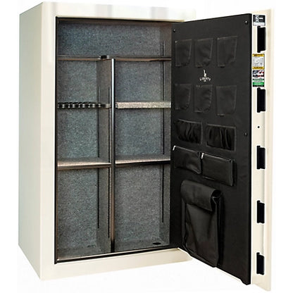 Liberty Safe We the People, 44 Long Gun + 6 Handgun, E-Lock, 60-Min Gun Safe, White Gloss