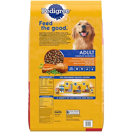 Pedigree Complete Nutrition Adult Roasted Chicken, Rice and Vegetable Flavor Dry Dog Food